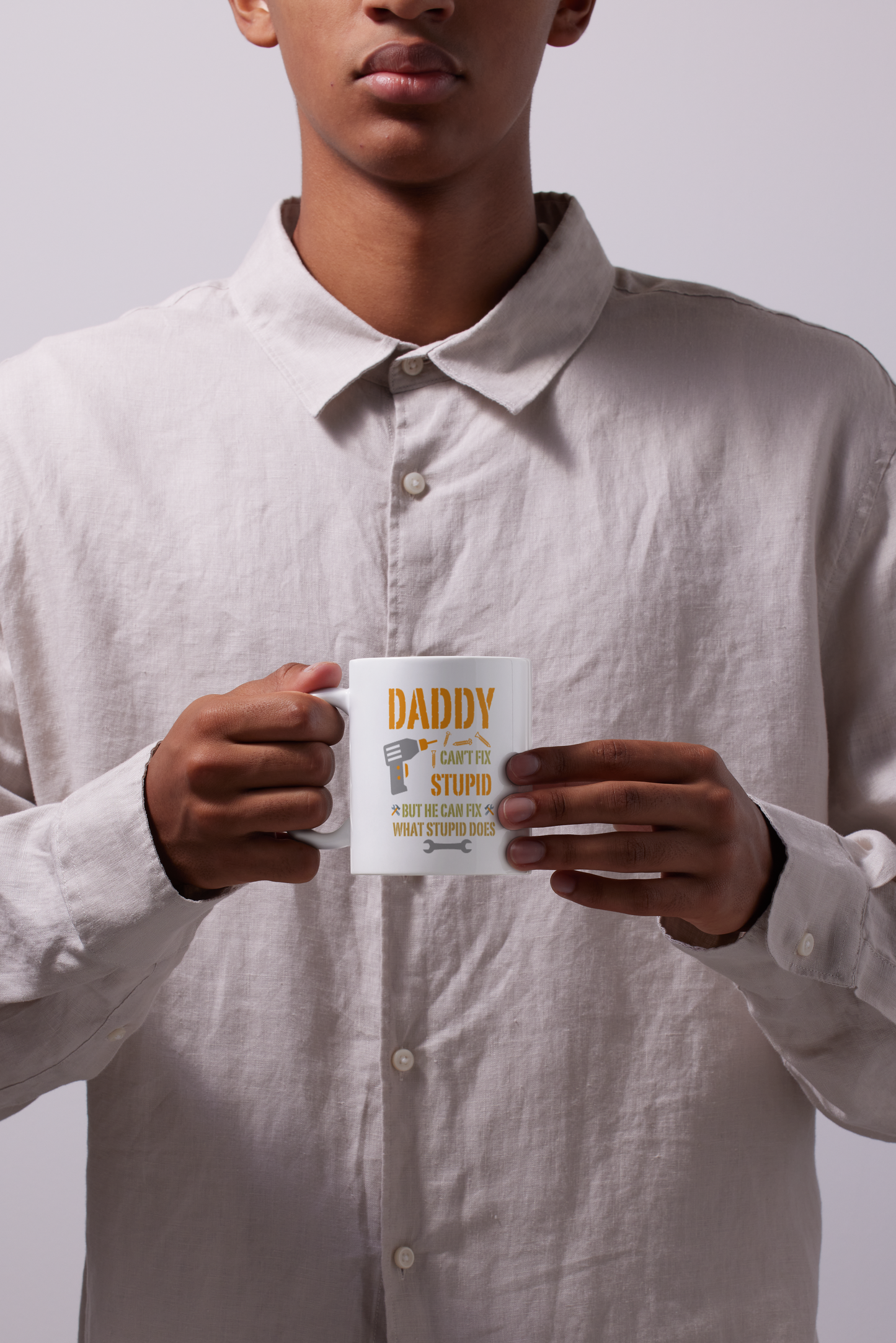 Daddy Can't Fix 11 oz. White Mug