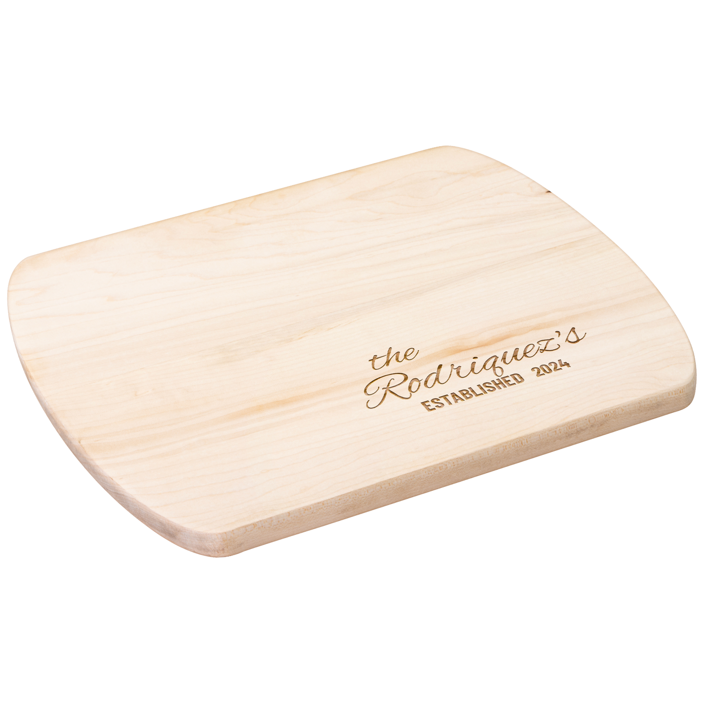 Personalized Family Name Wooden Cutting Board