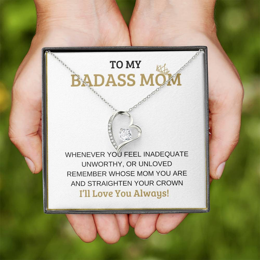 Badass Mom Forever Love Necklace