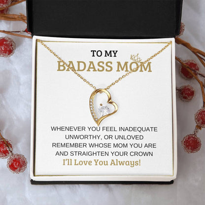 Badass Mom Forever Love Necklace