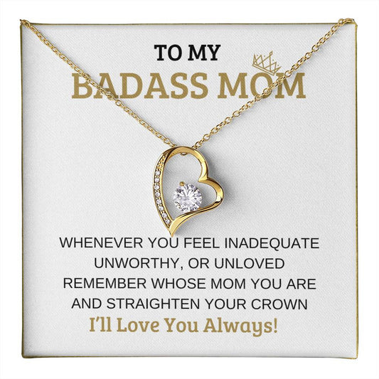 Badass Mom Forever Love Necklace