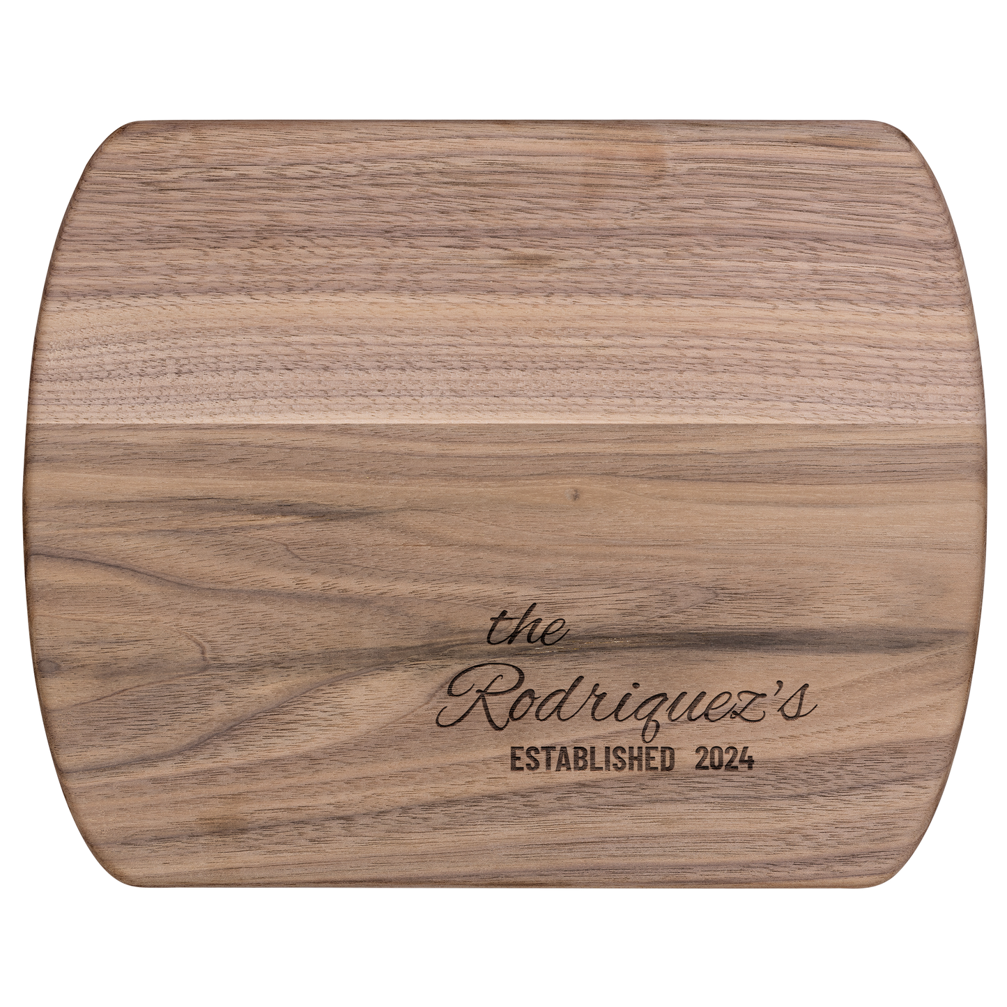 Personalized Family Name Wooden Cutting Board