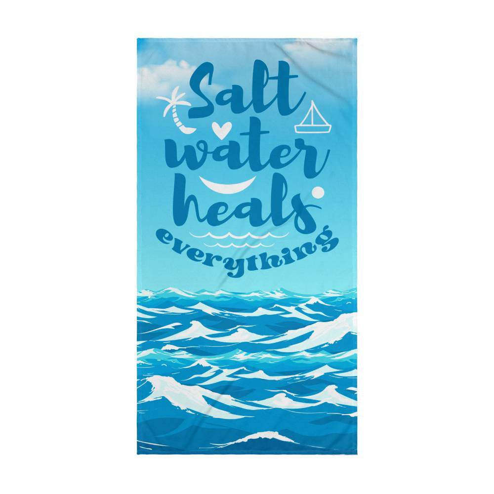 Salt Water Beach Towel