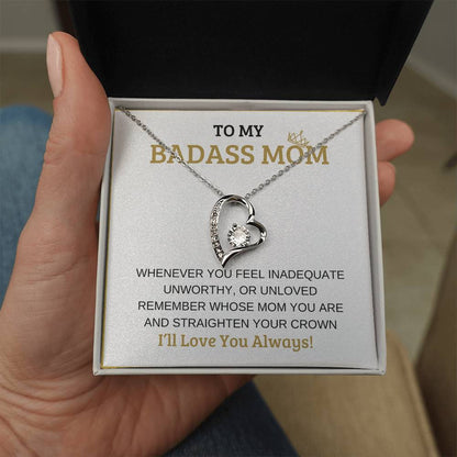 Badass Mom Forever Love Necklace