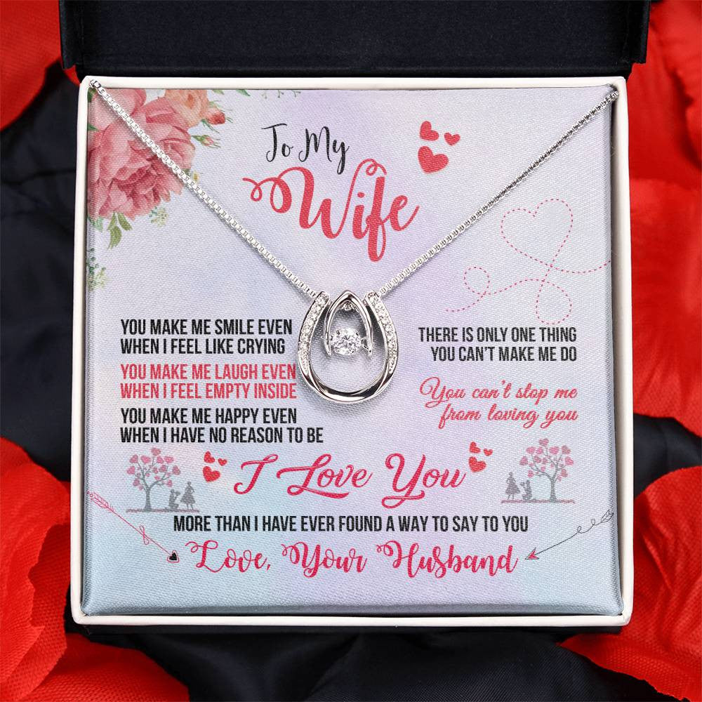 To My Wife Lucky In Love | From Husband