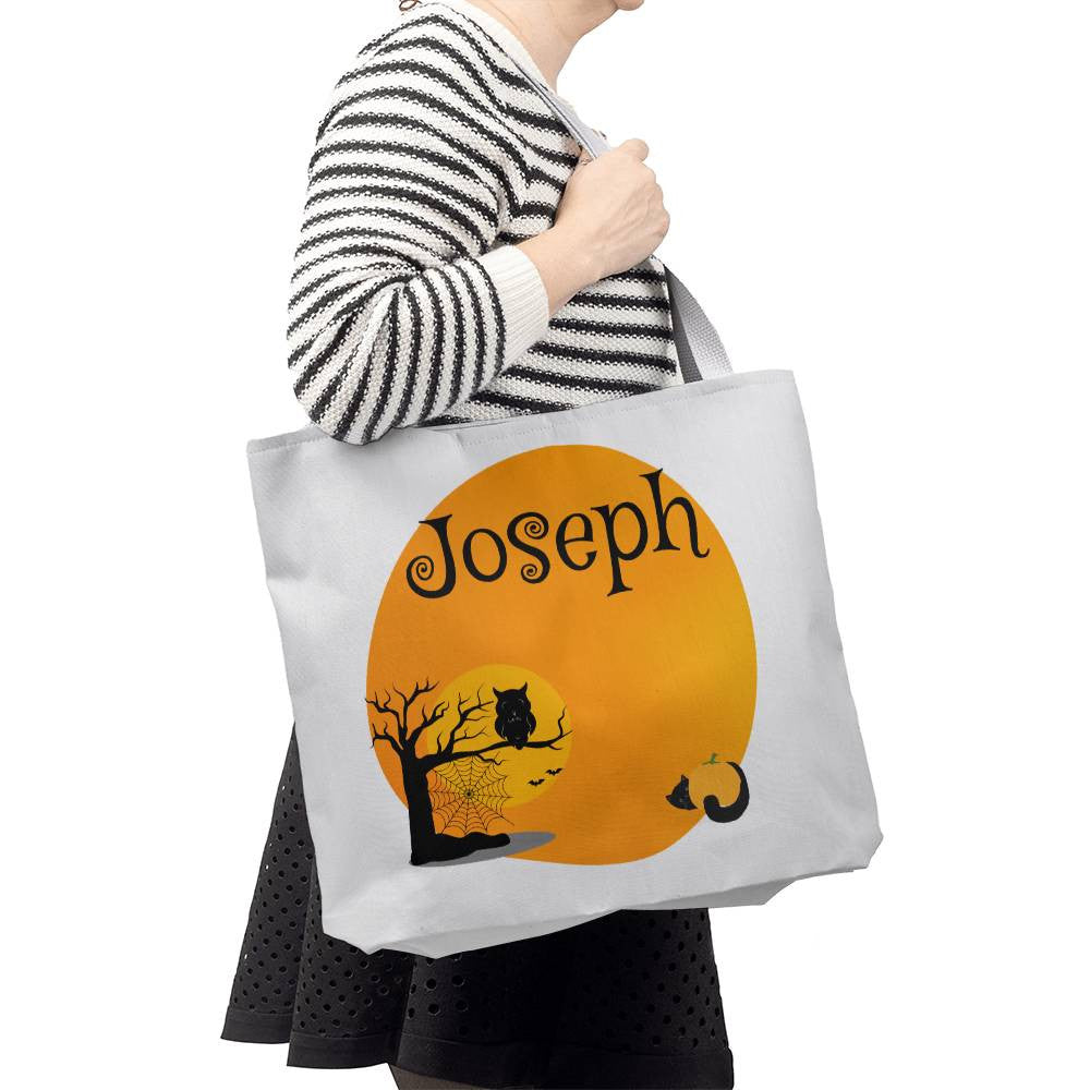 Personalized October Nature Tote Bag