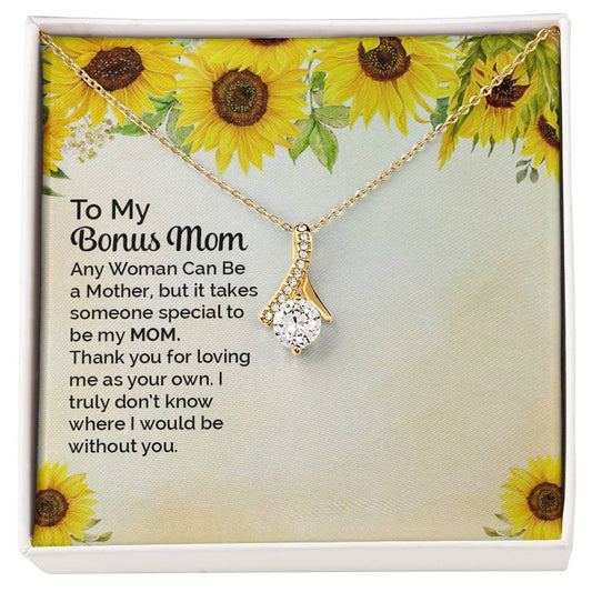 Bonus Mom Alluring Beauty Necklace (Yellow & White Gold Variants)