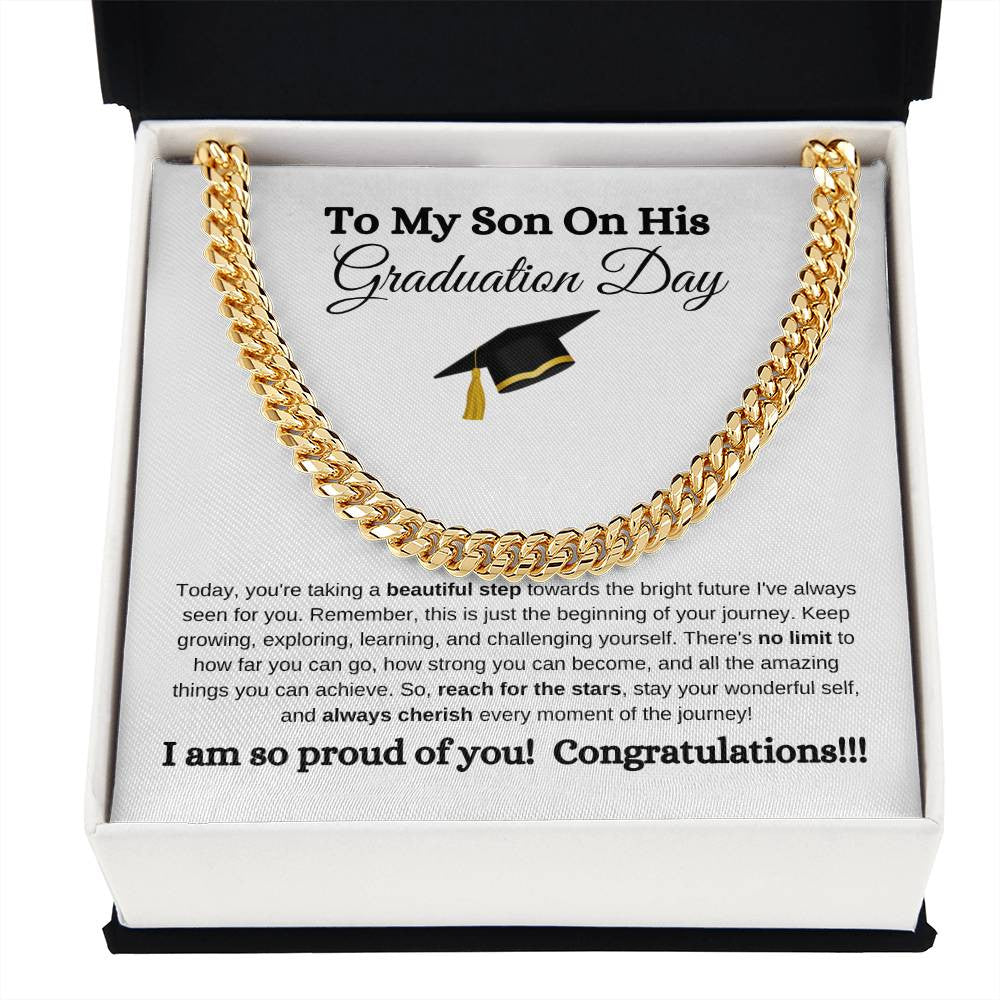 Graduation Boy/Son | Cuban Link Chain