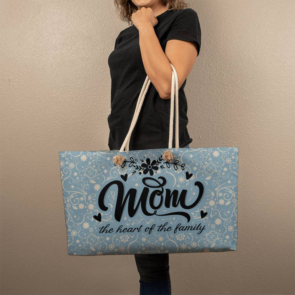 Mom Heart of Family Weekender Tote