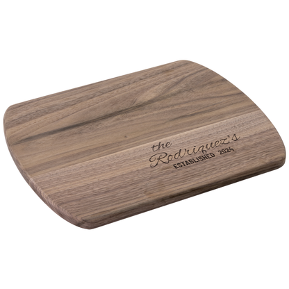 Personalized Family Name Wooden Cutting Board