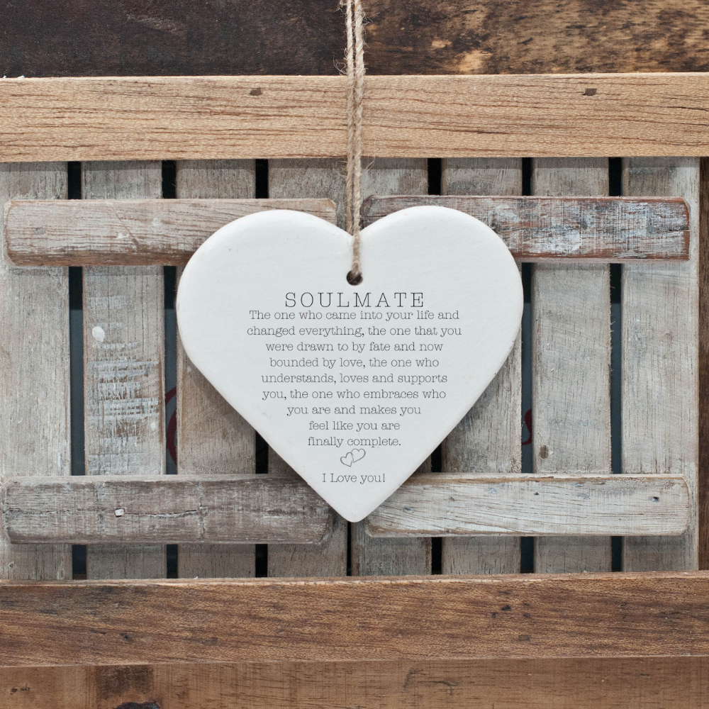 Personalized Soulmate Heart Ornament