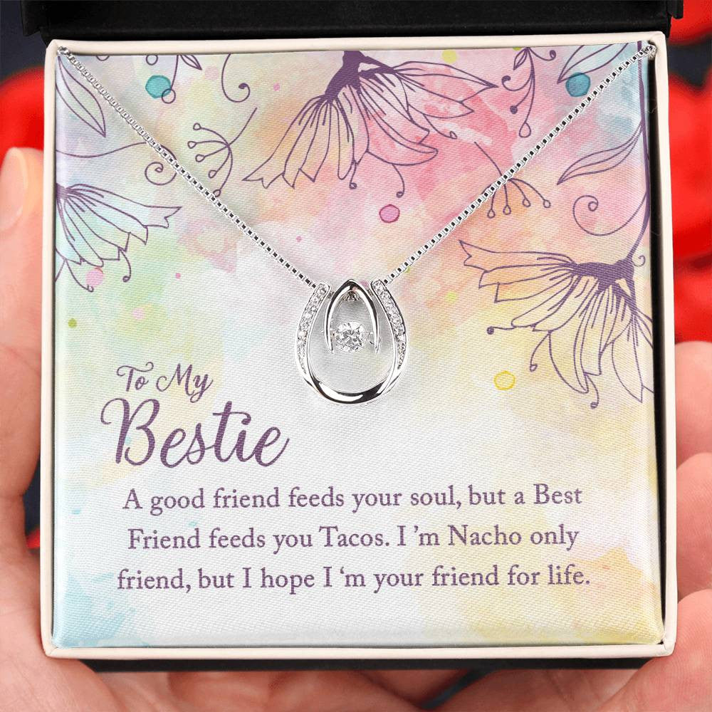 Bestie Lucky In Love Necklace