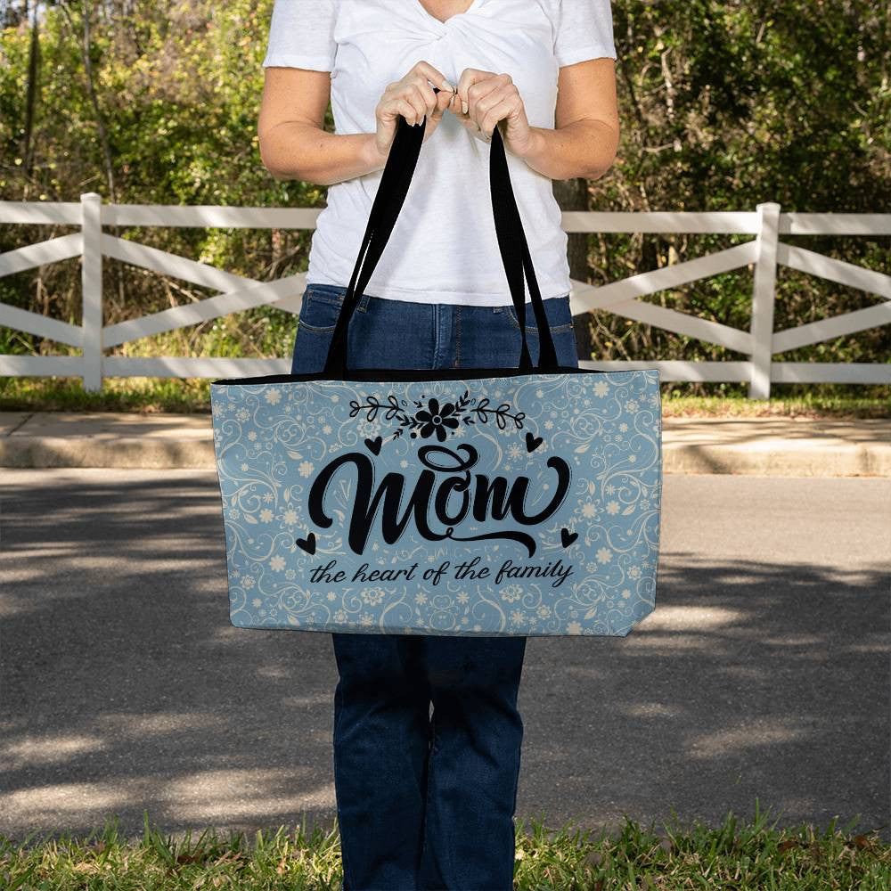 Mom Heart of Family Weekender Tote