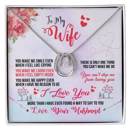 To My Wife Lucky In Love | From Husband