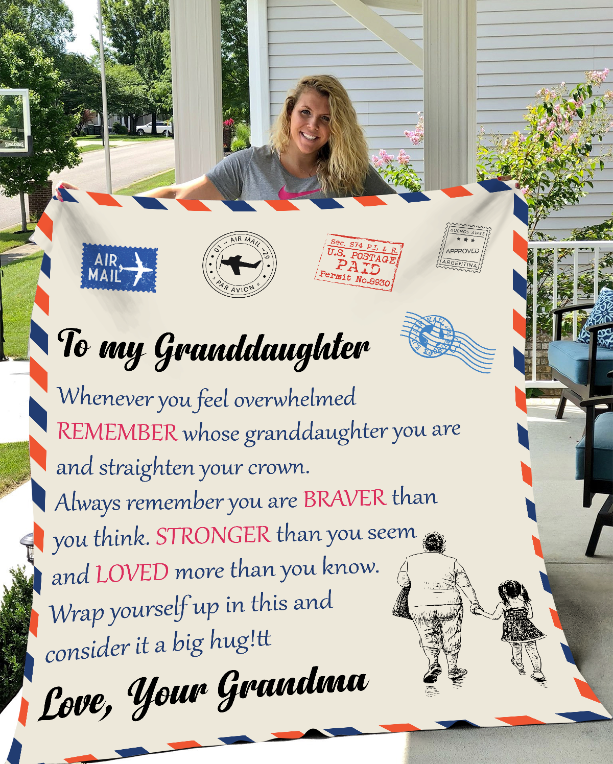 Granddaughter Blanket | 50x60 | Throw