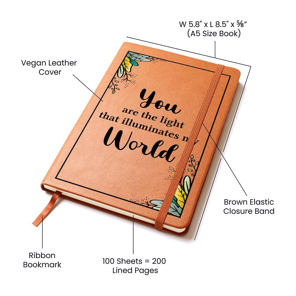 You Are The Light Graphic Journal