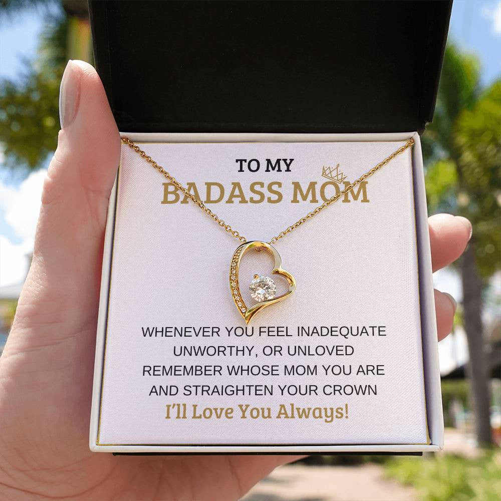 Badass Mom Forever Love Necklace