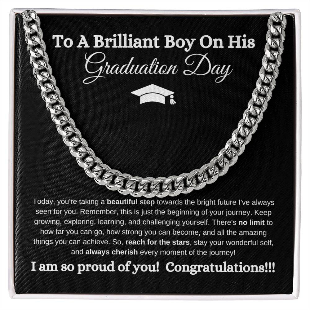 Graduation Boy/Son | Cuban Link Chain