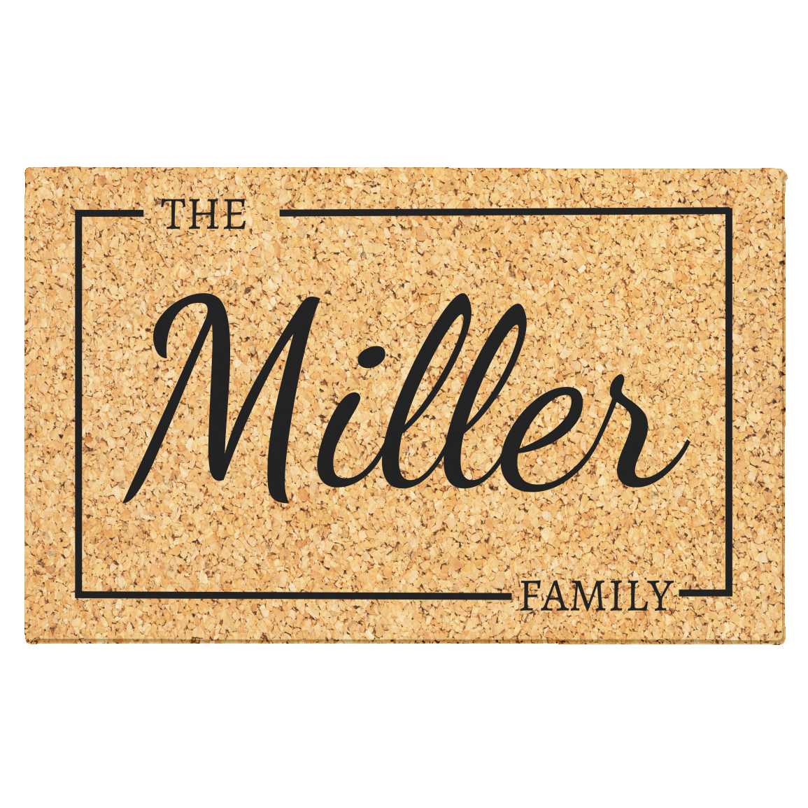 Custom Indoor Doormat Family Name