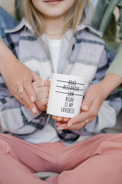 Personalized Favorite Child Mug