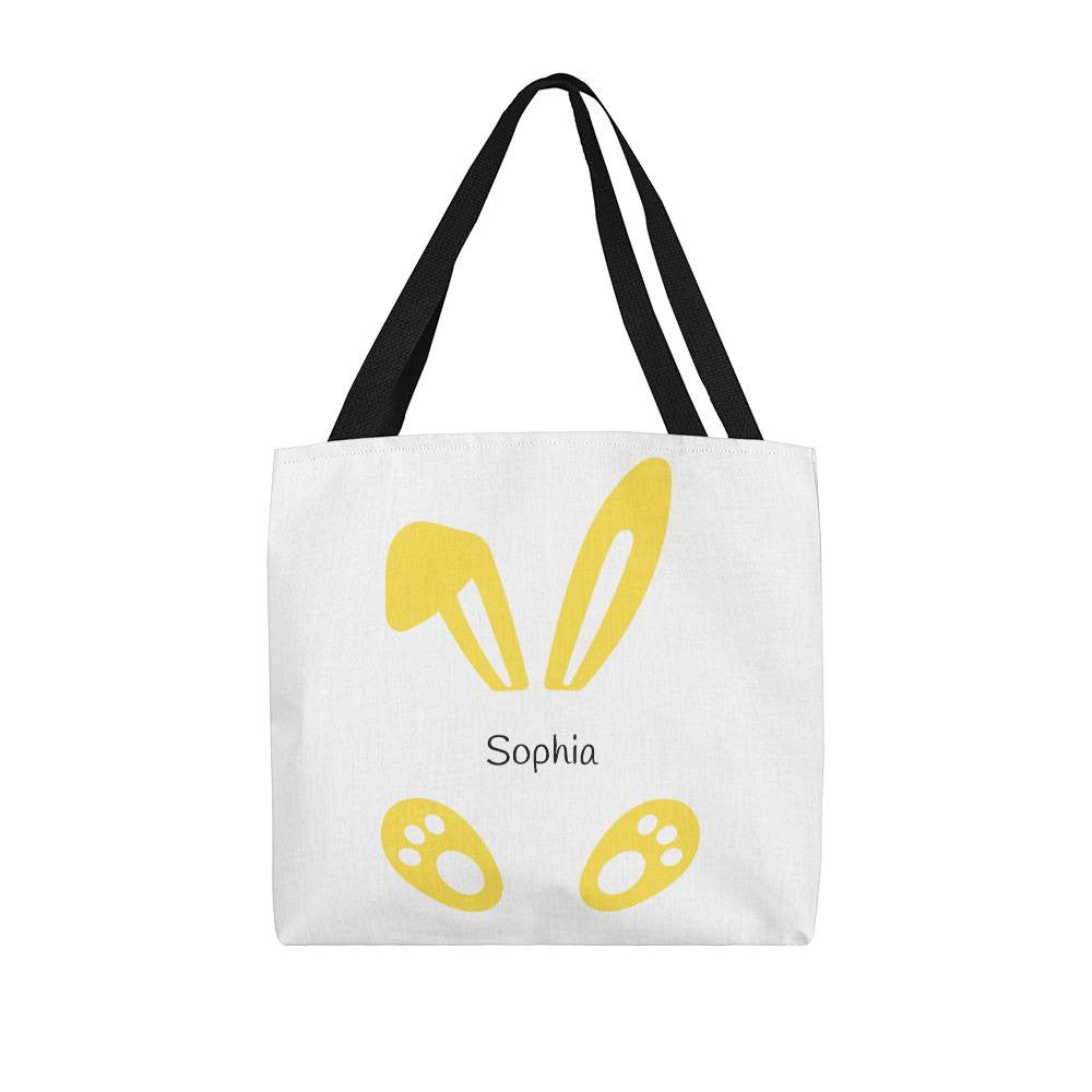 Personalized Bunny Tote | Easter Tote | Pink | Blue | Yellow