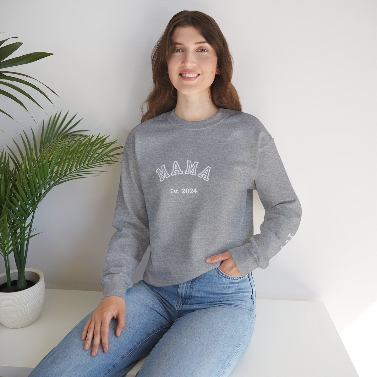 Mama Crewneck Sweatshirt | Personalize Names